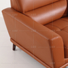 Sofá de sala de estar pequeño de gama alta en naranja
