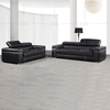 Muebles para el hogar Venta caliente Sofá de cuero gris