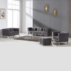 Sofá moderno de tela Chesterfield para sala de estar