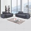 Muebles para el hogar Venta caliente Sofá de cuero gris